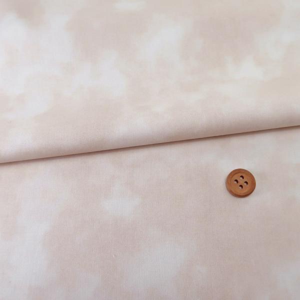 コットン生地 グラデーション ムラ染めぼかし(ライトベージュ) 10cm単位 切り売り