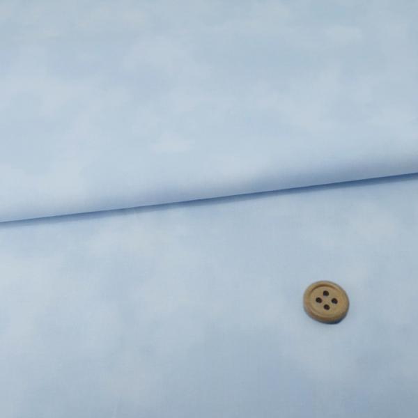 コットン生地 グラデーション ムラ染めぼかし(ベビーブルー) 10cm単位 切り売り