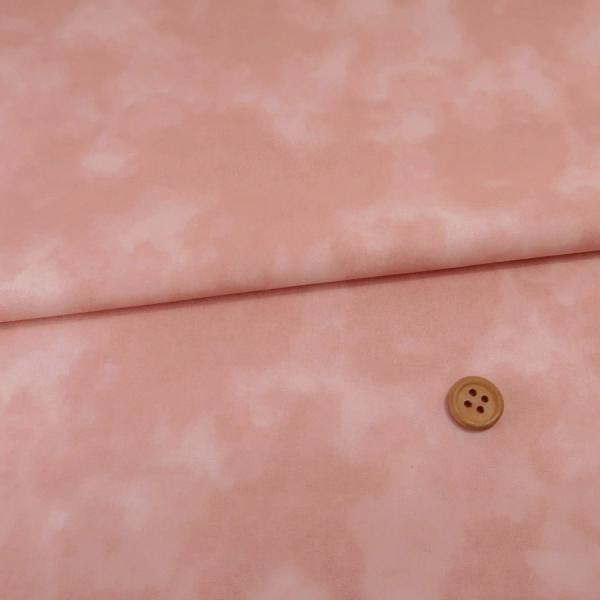 コットン生地 グラデーション ムラ染めぼかし(ローズベージュ) 10cm単位 切り売り