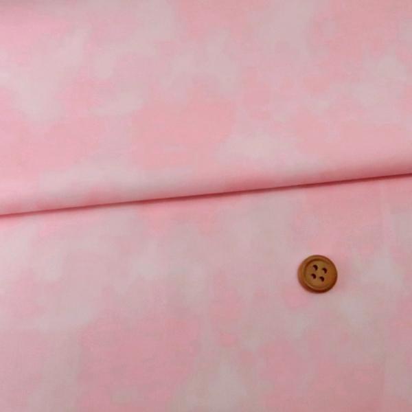 コットン生地 グラデーション ムラ染めぼかし(薄ピンク) 10cm単位 切り売り