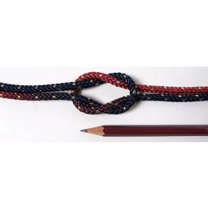 金入り二色ひも(もみじ/紺) 10cm単位 切り売りの詳細画像2