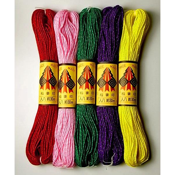 人八紐（じんぱちひも）羽衣入 30mかせ