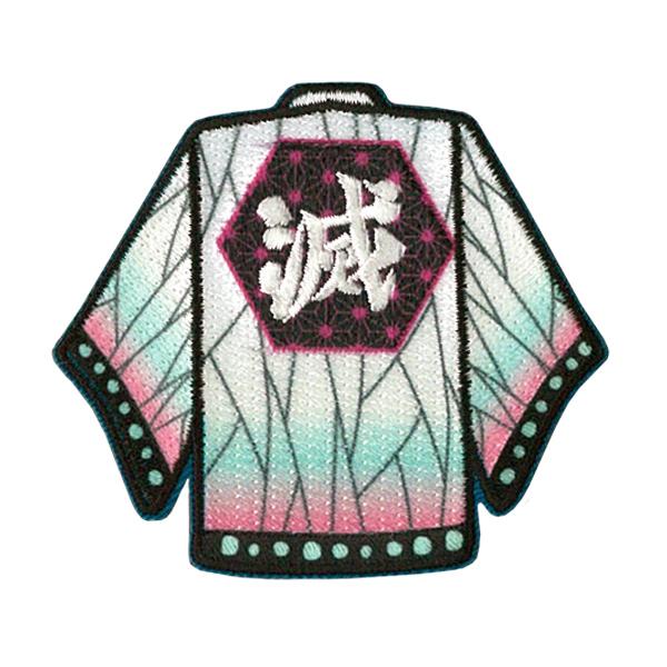 鬼滅の刃 胡蝶しのぶ(こちょう しのぶ) 羽織ワッペン(幅62mm×高さ57mm) シール兼用