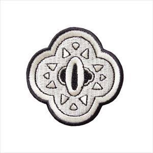 鬼滅の刃 我妻善逸 日輪刀のつば ワッペン(幅53mm×高さ53mm) シール兼用