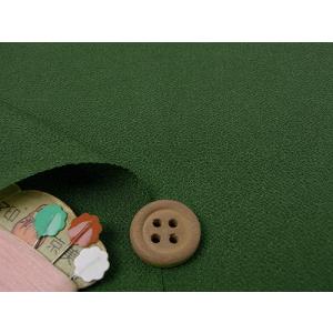 無地一越ちりめん(濃い抹茶色) 10cm単位 ...の詳細画像1