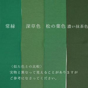 無地一越ちりめん(濃い抹茶色) 10cm単位 ...の詳細画像2