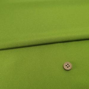 無地一越ちりめん(鶸萌黄ひわもえぎ) 10cm単位 切り売り