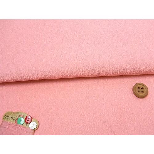 無地一越ちりめん(はねず色) 10cm単位 切り売り