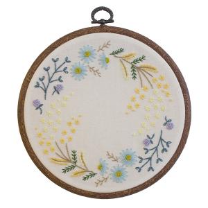 クロスステッチキット・ヨーロッパの風景 マロニエ色づくパリの街 : 布