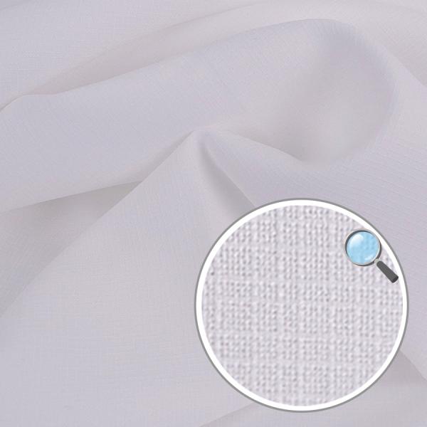 モードな魅力のランダムコードクロス(ポリエステル) 白 10cm単位 切り売り