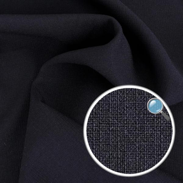 モードな魅力のランダムコードクロス(ポリエステル) 黒 10cm単位 切り売り