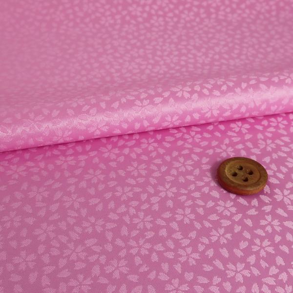 ジャカード織物 小桜柄(ピンク) 10cm単位 切り売り