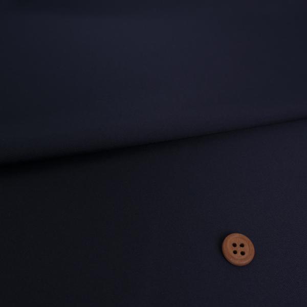 ポリエステルツイル無地 (ディープネイビー) 10cm単位 切り売り