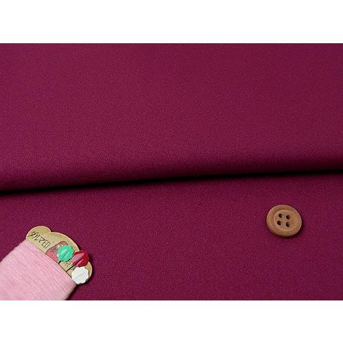 無地ウーリーアムンゼン生地(えんじ) 10cm単位 切り売り