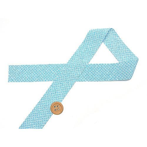 和りぼん3cm幅・鹿の子(水色) 10cm単位 切り売り