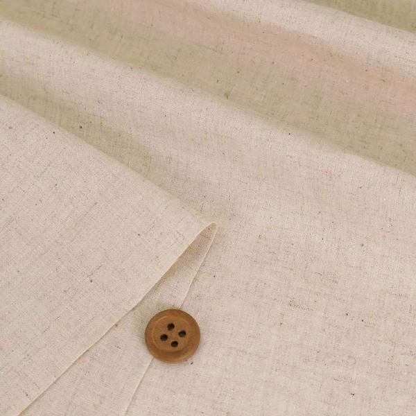 綿麻シーチング生地 (きなり) 10cm単位 切り売り