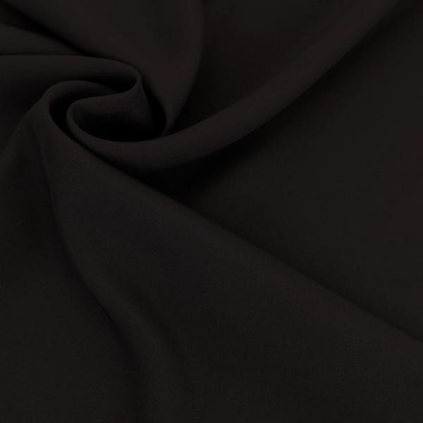 正絹パレスちりめん 無地(黒) 10cm単位 切り売り