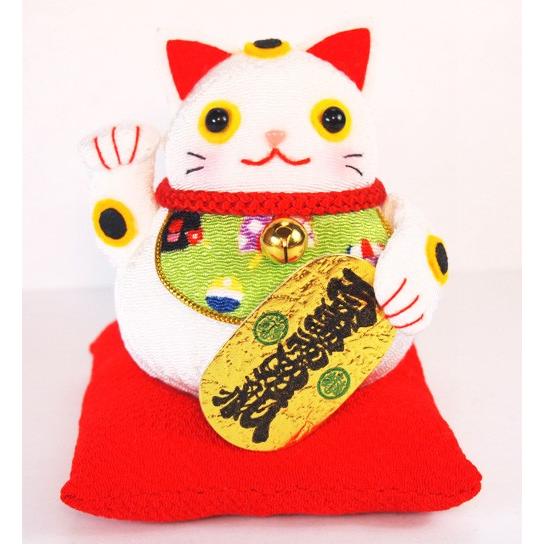 ちりめん手芸キット・開運まねきねこ