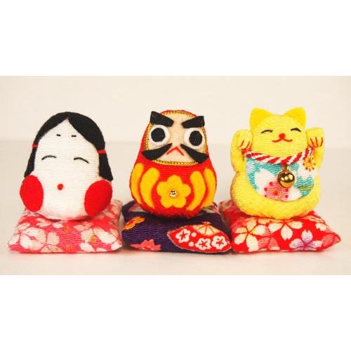 ちりめん手芸キット・招福豆飾り