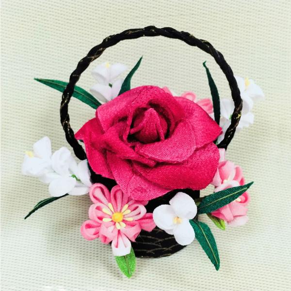 ちりめん細工キット 京ちりめんのアレンジフラワー