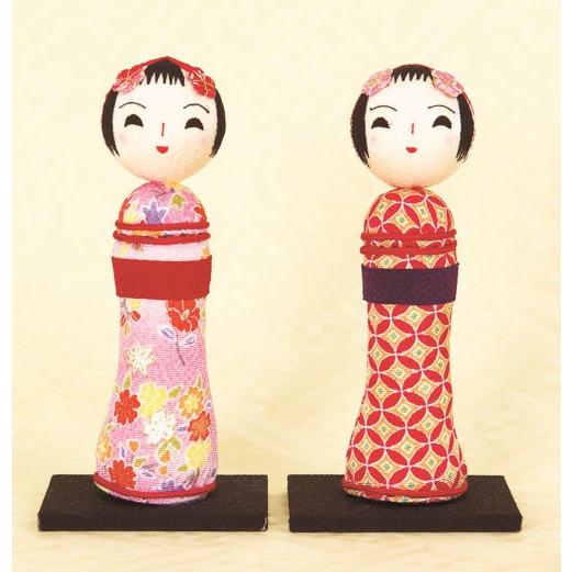 限定販売／手芸キット・京ちりめんこけし人形 2色揃え