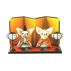 キット・ちりめん細工　チワワのおひなさま