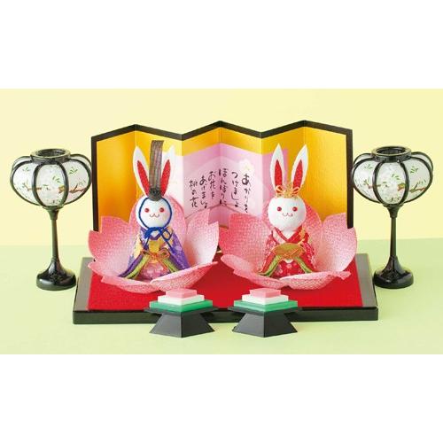 手作りキット・花びらおひなさま（うさぎ）