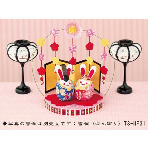 ひな祭りキット・ちりめん細工 ひらひら雛（うさぎ）