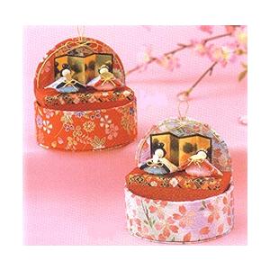 キット・ちりめん細工　桃のたまて箱