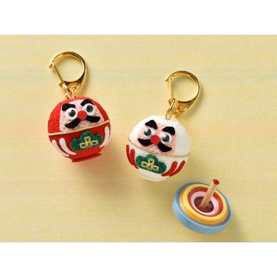 キット・和のミニだるまキーホルダー