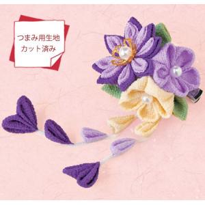 つまみ細工 手作りキット 彩花ブローチ 全5種 □ LH-411 LH-412 LH-413