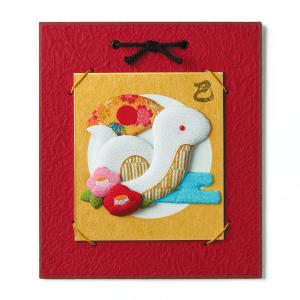 押絵　押し絵 2023 干支押絵キット 桜の親子うさぎ : 布がたり ヤフー店