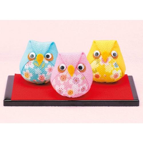 京ちりめんキット・福ろうのお手玉（パステル）