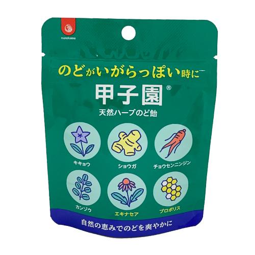 のど飴 あめ 甲子園のど飴 天然ハーブ 桔梗 プロポリス エキナセア 生薬 高麗人参 キッコ―製菓 