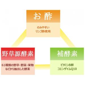 飲む酢 補酵素のちから 1800ml 野草源酵...の詳細画像2