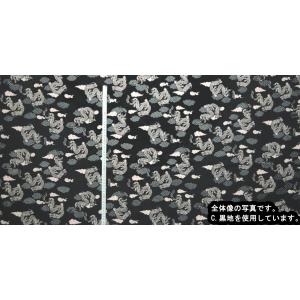 和柄 和調 復活龍神 紺(こん)系地 3色 1...の詳細画像1