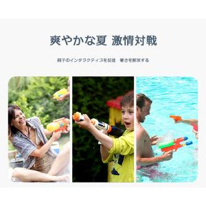 水鉄砲 夏のおもちゃ Wダブルノズル 最強 1...の詳細画像3