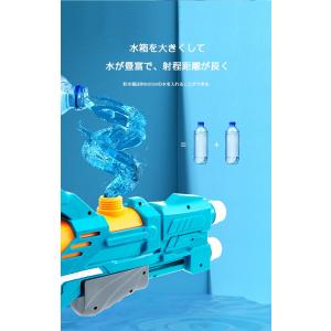 水鉄砲 夏のおもちゃ Wダブルノズル 最強 1...の詳細画像4