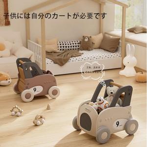 モチワゴン おもちゃ収納箱 ボックス 手押し車...の詳細画像1