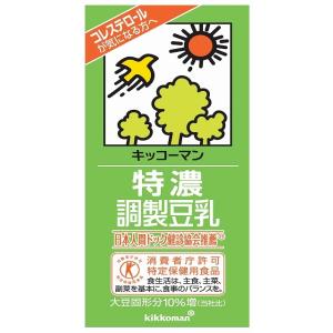 キッコーマン 特濃 調整豆乳1000ml 12本セット 特保（常温保存可能