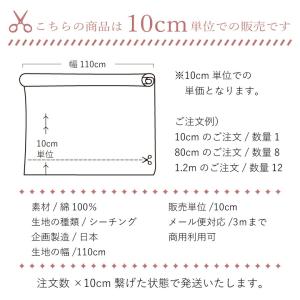 【10センチ単位】生地 布 綿麻シーチング エ...の詳細画像2