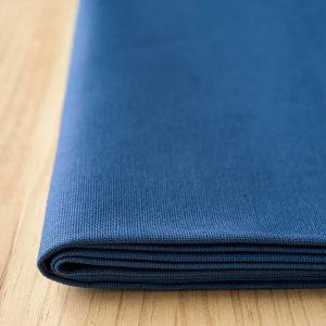 【10センチ単位】無地 生地 布 綿麻キャンバス 【11】コバルトブルー コットン85％リネン15％ コットンリネン 商用利用可 ハンドメイド 770 10cm