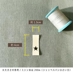 星のピスネーム コットンタグ【3枚セット】商用...の詳細画像1