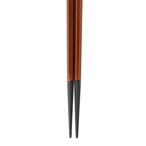 箸 樹脂箸 塗箸 日本製 木目調 22.0cm...の詳細画像1