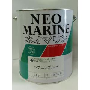 【油性：外部上塗り】　ネオマリン　　シャニンブルー　３Ｌ　　−　大同塗料　−｜nurimaru