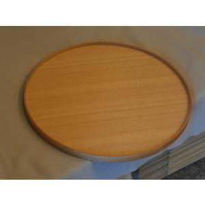 丸盆 木製 越前塗り お盆 白木塗 越前漆器 ...の詳細画像2
