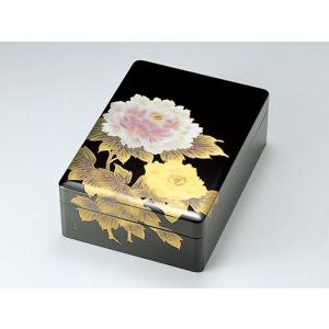 文箱 書類入れ 書類箱 A4対応 文庫 板蓋 夜桜 溜塗り 11.0 会津漆器