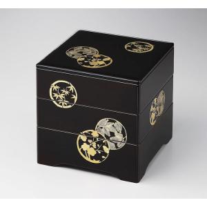 和食器 三段重 溜内朱 漆塗り 会津漆器 木製 お重 会津塗り 3段重箱