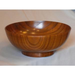麺鉢 うどん鉢 5.5 朱 漆塗り 木質 山中漆器 山中塗り 大椀 1客 ギフト