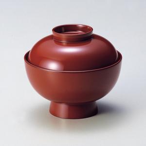 懐石道具 会席道具 四つ椀 坪椀 煮物椀 朱塗 黒網目 5客セット 木製 朱